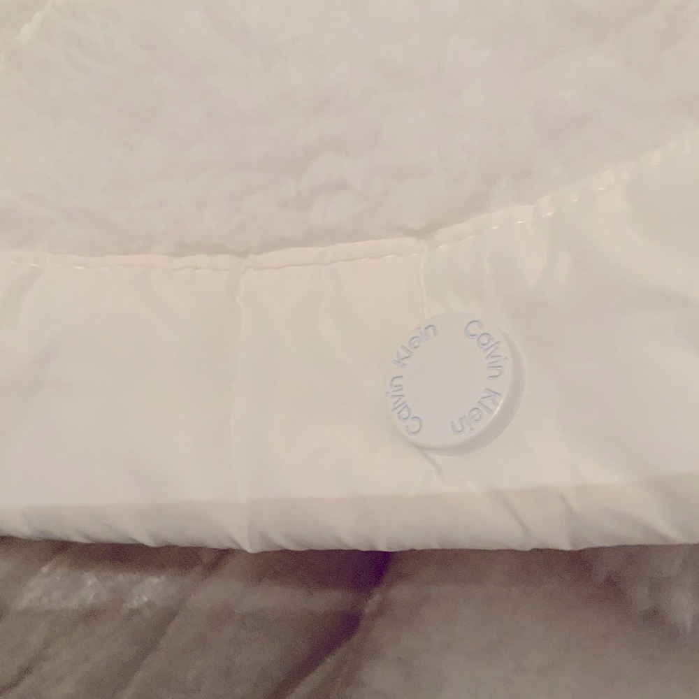 Calvin Klein Ivory Button-Up Jacket - Picture 7 of 10